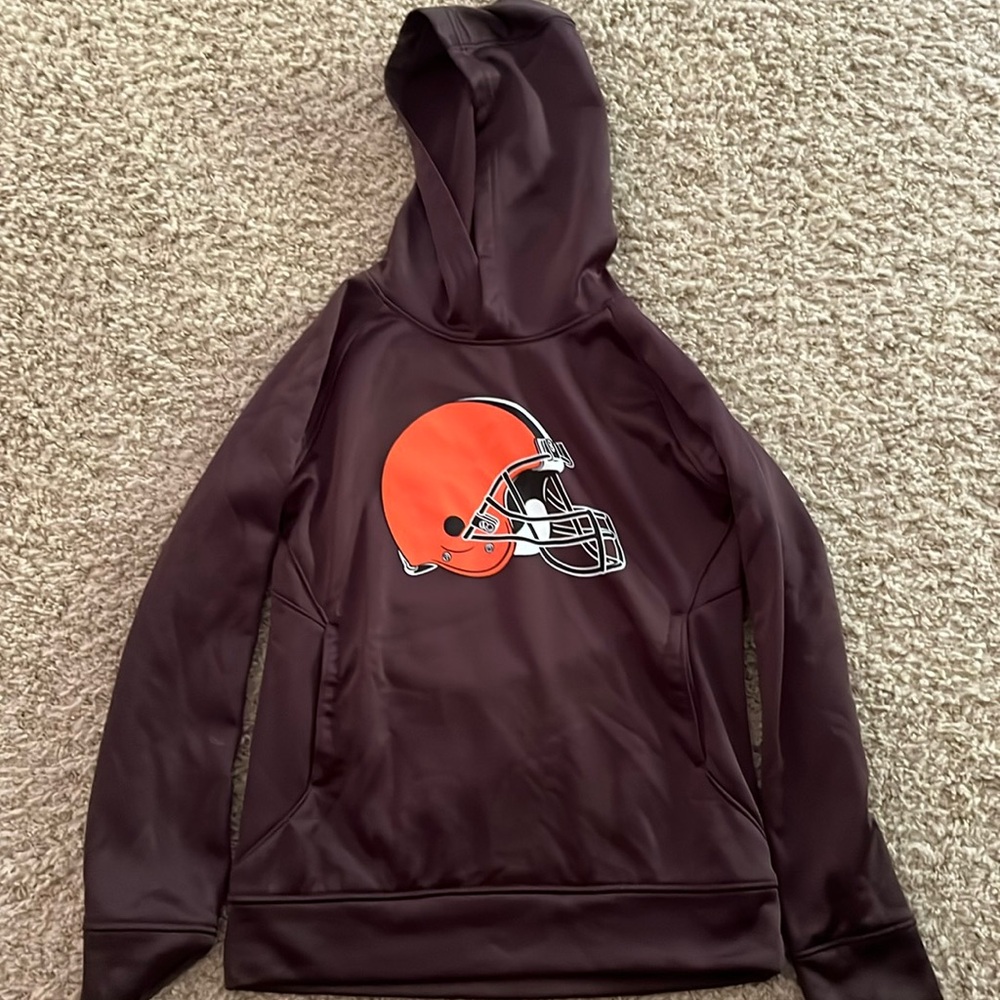 Boys NFL Team Apparel Browns Swestshirt size M
